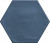 Ribesalbes Geometry Hex Navy Matt 15x17,5 Плитка настенная