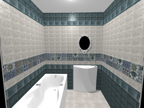 Его величество Орнамент в классическом дизайне ванной комнаты