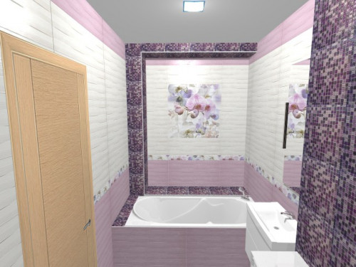 Лавандовый рай в ванной: на стыке стилей «классик», «романтик» и «прованс»