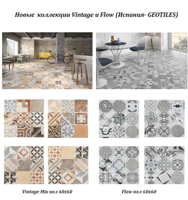 Новинки плитки 2018 - Geotiles (Испания)