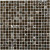 Bonaparte Alana 30x30x4 (чип 15x15 мм) Мозаика стеклянная с камнем