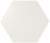 Equipe Scale Hexagon White Matt 10,5x12,5 Плитка настенная