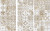 Laparet Bona If (светло-серый) 20x40x8 Декор настенный