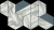Coliseumgres Uffizi Wall Project White Trapezium 18x31,4x8,5 Декор настенный