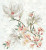 Kerliife Primavera Magnolia Bianco 71x75,3 Панно настенное