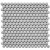 Starmosaic Shapes Penny Round Grey Glossy 31,5x30,9 мозаика керамическая