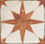 Etili Seramik Scintilla Paprika Orange Pre-Cut 45x45 Керамогранит