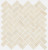Italon Room Stone Mosaico Cross White 31,5х29,7 Мозаика