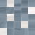 Laparet Space (под мозаику, голубой) 25x25x8 Декор настенный