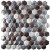 Vidrepur Hexagon Forest Mix 31,7x31,7 (чип 35x35 мм) мозаика стеклянная