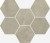 Italon Terraviva Mosaico Hexagon Greige 25х29 Мозаика