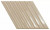 Wow Spike Bars A Greige 15x25,9 Плитка настенная