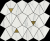 Italon Charme Advance Mosaico Chic Platinum White 25,8х32,8 Мозаика