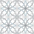 Dual Gres Chic Bosham White 45x45 Декор