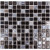 Vidrepur Astra Black 31,7x31,7 (чип 25x25 мм) мозаика стеклянная