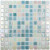 Vidrepur Shell Mix Green 553/554 31,7x31,7 (чип 25x25 мм) мозаика стеклянная