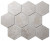 Bonaparte Agate Beige 25,6x29,55x6,5 (чип 95x110 мм) Керамогранитная мозаика