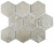 Bonaparte Agate Grey 25,5x30 (чип 95x110 мм) Керамогранитная мозаика