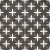 Dual Gres Chic Poole Black 45x45 Декор