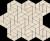 Italon Metropolis Desert Beige Mosaico Icon 28,6x34,7 Мозаика
