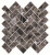 Kerranova Terrazzo Dark Grey K-333/MR/m06 28,2x30,3x10 Мозаика