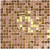 Bonaparte Mirror Bronze 30x30 (чип 15x15 мм) Мозаика стеклянная