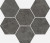 Italon Charme Evo Mosaico Hexagon Antracite 25х29 Мозаика