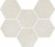 Italon Continuum Polar Mosaico Hexagon 25x29 Мозаика