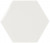 Equipe Scale Hexagon White 10,5x12,5 Плитка настенная