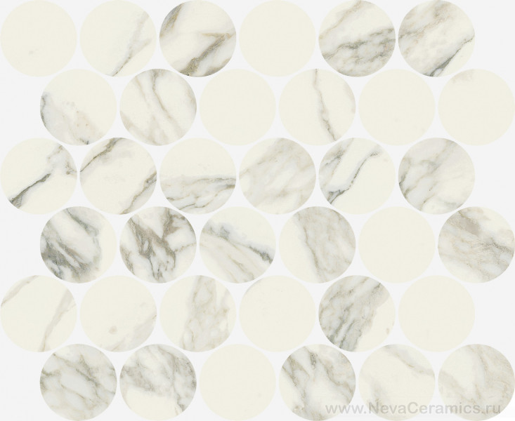 Фото плитки ITALON Charme Deluxe Wall Project : Italon Charme Deluxe Lounge Mosaico Arabescato White 26,2х26,2 Декор, 30.2x26.2 в интерьере