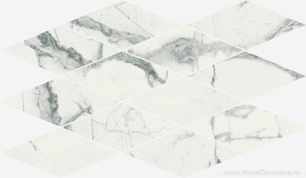 Фото плитки ITALON Charme Deluxe Floor Project : Italon Charme Deluxe Diamond Invisible White 28х48 Декор, 48x28 в интерьере