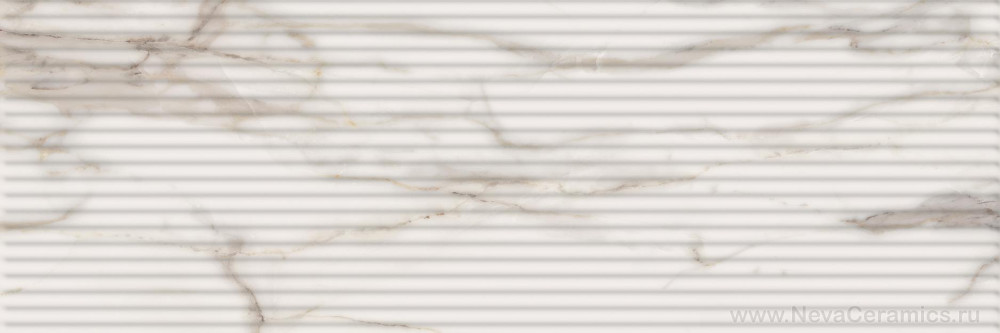 Фото плитки ITALON Charme Evo Wall Project : Italon Charme Evo Inserto Wave Calacatta 25х75 Плитка настенная, 75x25 в интерьере