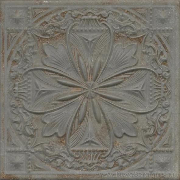 Фото плитки Aparici Gatsby : Aparici Gatsby Charcoal Tin (Mix 5) Matt 20х20 Декор, 20x20 в интерьере