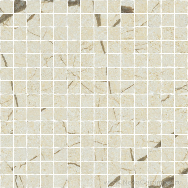 Фото плитки ITALON Charme Deluxe Floor Project : Italon Charme Deluxe Split Mosaico Cream River 30х30 Мозаика, 30x30 в интерьере