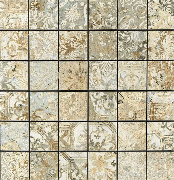 Фото плитки Aparici Carpet : Mosaico Carpet Sand Nat.  (5х5) (Р), 30х30 в интерьере