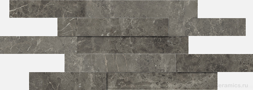 Фото плитки ITALON Room Floor Project : Italon Room Stone Brick 3D Grey 28х78 Декор, 78x28 в интерьере