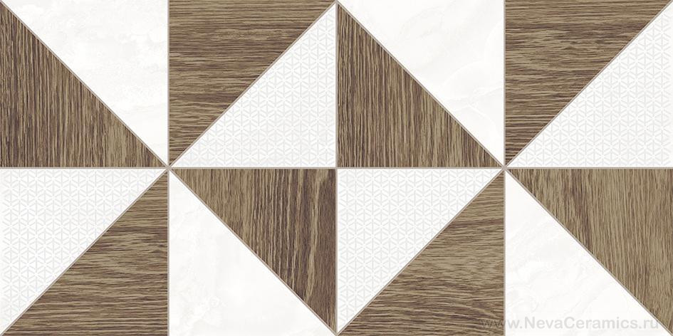 Фото плитки Laparet Mania : Laparet Mania Anais (под мозаику) 25x50x8 Декор настенный, 50x25 в интерьере