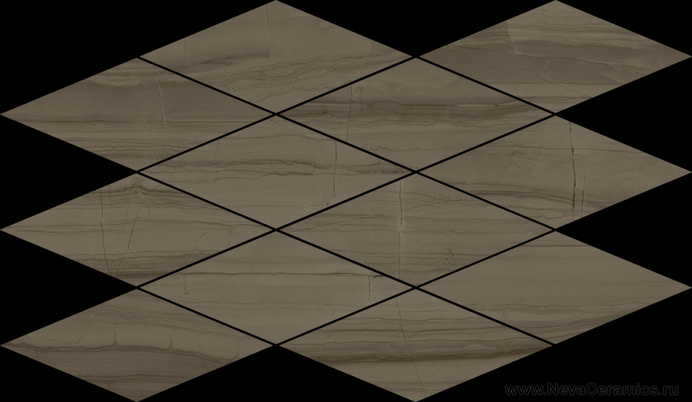 Фото плитки ITALON Charme Advance Floor Project : Italon Charme Advance Mosaico Diamond Elegant Brown 28х48 Мозаика, 48x28 в интерьере