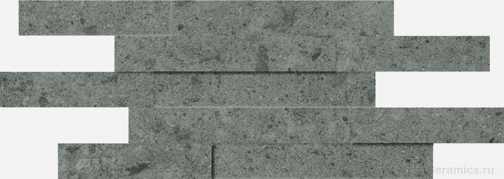 Фото плитки ITALON Genesis : Italon Genesis Brick 3D Saturn Grey 28х78 Декор, 78x28 в интерьере