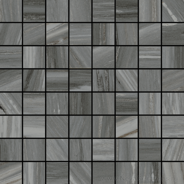 Фото плитки ITALON Charme Advance Floor Project : Italon Charme Advance Mosaico Palissandro Dark Lux 29,2х29,2 Мозаика, 29.2x29.2 в интерьере