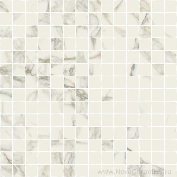Фото плитки ITALON Charme Deluxe Floor Project : Italon Charme Deluxe Split Mosaico Arabescato White 30х30 Мозаика, 30x30 в интерьере
