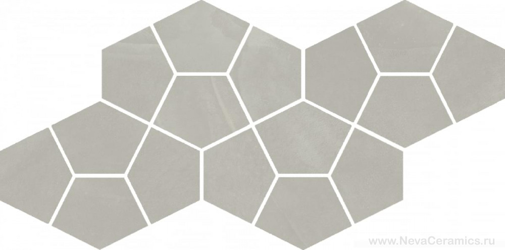 Фото плитки ITALON Continuum : Italon Continuum Silver Mosaico Prism 20,5x41,3 Мозаика, 41.3x20.5 в интерьере