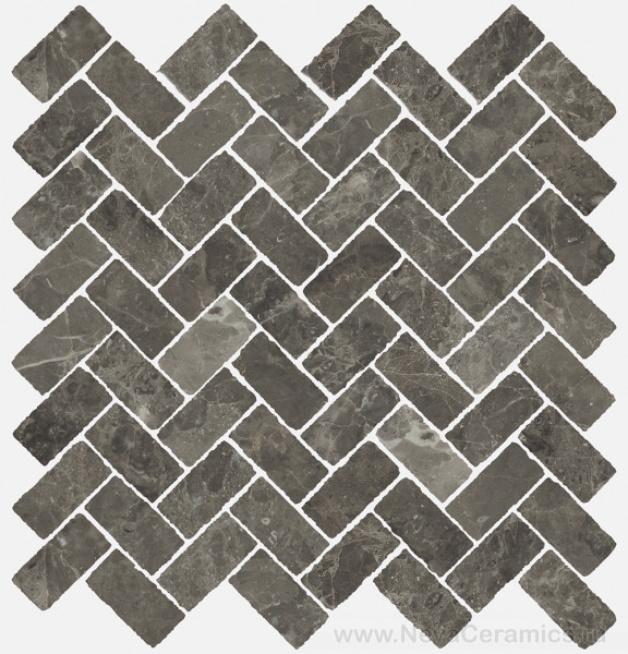 Фото плитки ITALON Room Floor Project : Italon Room Stone Mosaico Cross Grey 31,5х29,7 Мозаика, 31.5x29.7 в интерьере