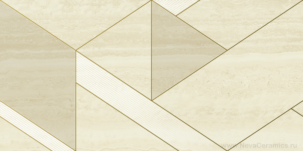 Фото плитки ITALON Charme Advance Wall Project : Italon Charme Advance Inserto Golden Line Alabastro White 40х80 Декор, 80x40 в интерьере