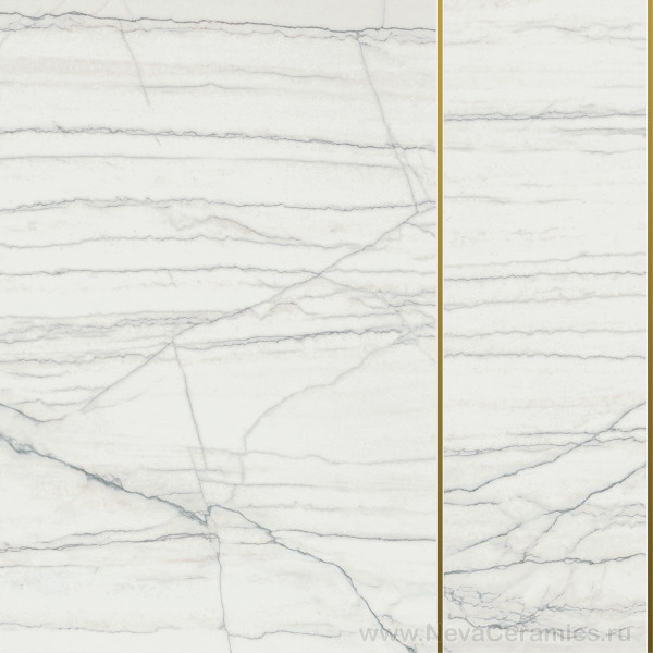 Фото плитки ITALON Charme Advance Floor Project : Italon Charme Advance Luxuri Line Platinum White 60х60 Декор, 60x60 в интерьере