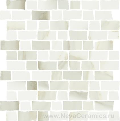 Фото плитки ITALON Charme Advance Floor Project : Italon Charme Advance Mosaico Cremo Delicato Raw. 30х30 Мозаика, 30x30 в интерьере