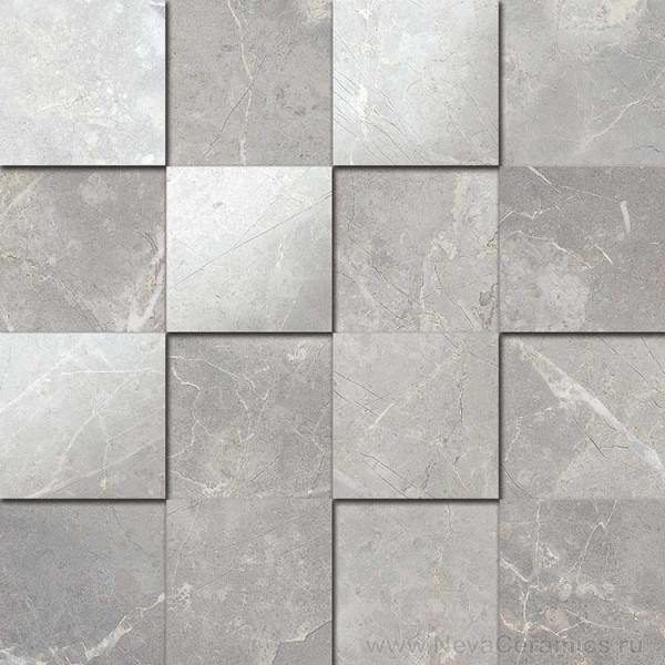 Фото плитки ITALON Charme Evo Floor Project : Italon Charme Evo Mosaico 3D Imperiale 30х30 Мозаика, 30x30 в интерьере