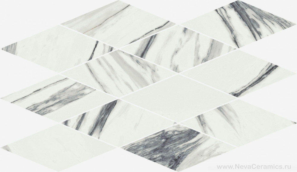Фото плитки ITALON Charme Deluxe Floor Project : Italon Charme Deluxe Diamond Statuario Fantastico 28х48 Декор, 48x28 в интерьере