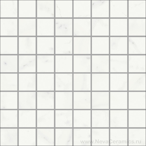 Фото плитки ITALON Charme Deluxe Floor Project : Italon Charme Deluxe Mosaico Bianco Michelangelo Lux 29,2х29,2 Мозаика, 29.2x29.2 в интерьере
