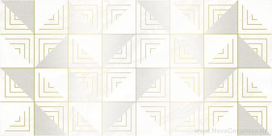 Фото плитки Laparet Mania : Laparet Mania (геометрия) 25x50x8 Декор настенный, 50x25 в интерьере
